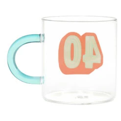 Hallmark Glass 40th Birthday Mug, 17.5 Oz. -Hallmark Store Glass 40th Birthday Mug 1BIR1276 02
