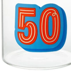 Hallmark Glass 50th Birthday Mug, 17.5 Oz. 8 Hallmark Glass 50th Birthday Mug, 17.5 Oz. -Hallmark Store Glass 50th Birthday Mug 1BIR1277 03