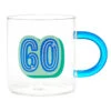 Hallmark Glass 60th Birthday Mug, 17.5 Oz. -Hallmark Store Glass 60th Birthday Mug 1BIR1278 01
