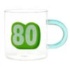Hallmark Glass 80th Birthday Mug, 17.5 Oz. 1 Hallmark Glass 80th Birthday Mug, 17.5 Oz. -Hallmark Store Glass 80th Birthday Mug 1BIR1280 01