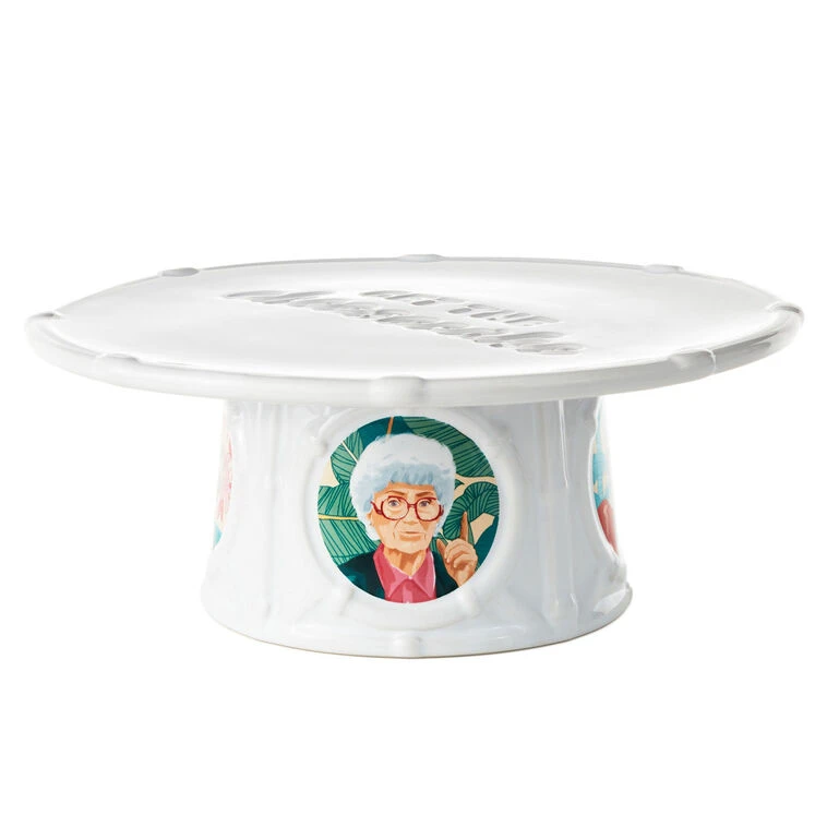 Hallmark The Golden Girls “Get The Cheesecake” Cake Stand 4 Hallmark The Golden Girls “Get The Cheesecake” Cake Stand - Image 2