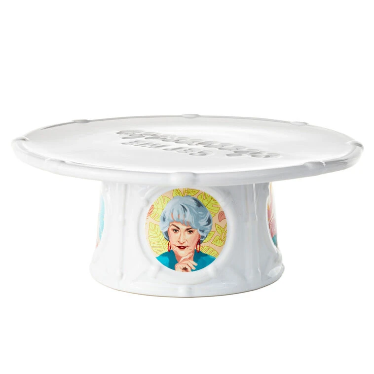 Hallmark The Golden Girls “Get The Cheesecake” Cake Stand 6 Hallmark The Golden Girls “Get The Cheesecake” Cake Stand - Image 4