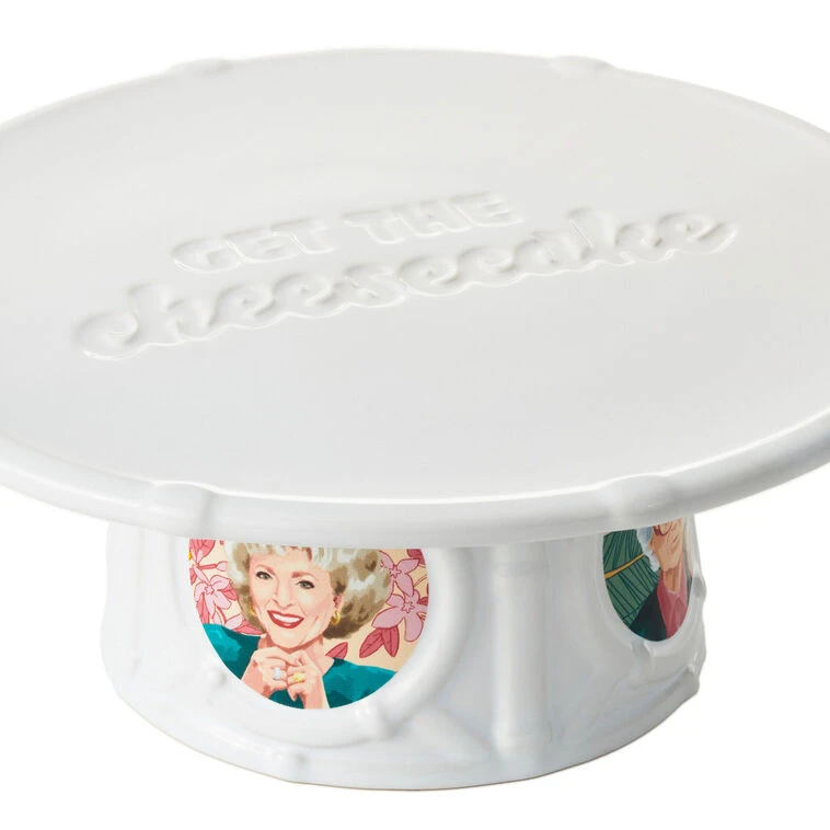 Hallmark The Golden Girls “Get The Cheesecake” Cake Stand 7 Hallmark The Golden Girls “Get The Cheesecake” Cake Stand - Image 5