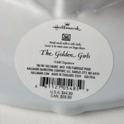 Hallmark The Golden Girls “Get The Cheesecake” Cake Stand 13 Hallmark The Golden Girls “Get The Cheesecake” Cake Stand -Hallmark Store Golden Girls Cake Stand With Cameo Images 1GOL1056 06