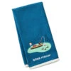 Hallmark Gone Fishing Tea Towel, 18x26 -Hallmark Store Gone Fishing Blue Kitchen Towel 1SNN1204 01