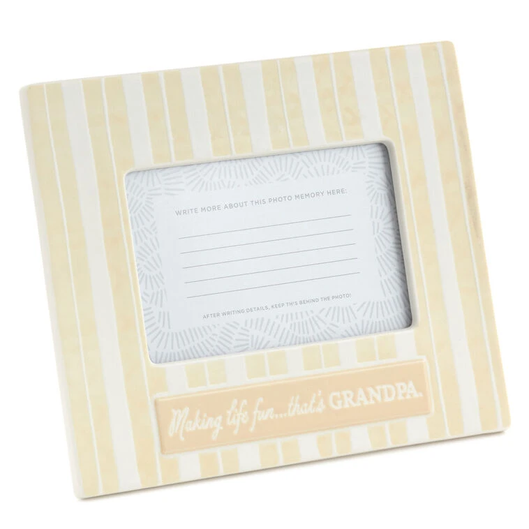 Hallmark Grandpa Makes Life Fun Picture Frame, 4x6 3 Hallmark Grandpa Makes Life Fun Picture Frame, 4x6