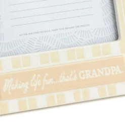 Hallmark Grandpa Makes Life Fun Picture Frame, 4x6 8 Hallmark Grandpa Makes Life Fun Picture Frame, 4x6 -Hallmark Store Grandpa Makes Life Fun Picture Frame 1CAP1311 03