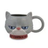 Hallmark Shoebox Sculpted Cat Mug 1 Hallmark Shoebox Sculpted Cat Mug -Hallmark Store Gray Cat Face Sculpted Mug 1SHX1020 01
