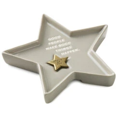 Hallmark Star-Shaped Trinket Dish With Token