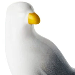 Hallmark Sculpted Eagle Figurine, 2.5" -Hallmark Store Gray and White Ceramic Eagle Figurine 1SNN1193 03