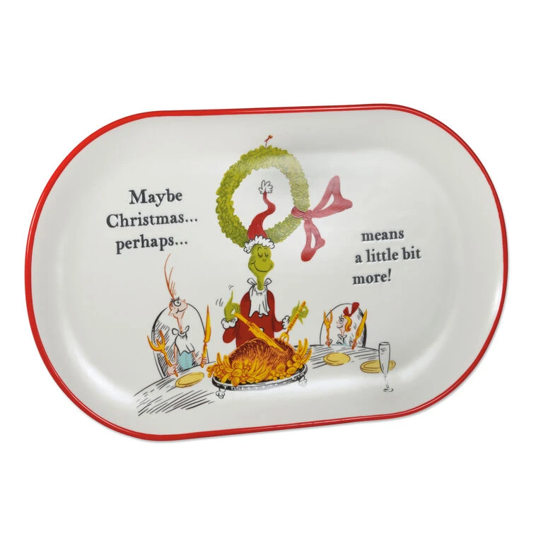Hallmark Dr. Seuss's How The Grinch Stole Christmas!™ Serving Platter 3 Hallmark Dr. Seuss's How The Grinch Stole Christmas!™ Serving Platter
