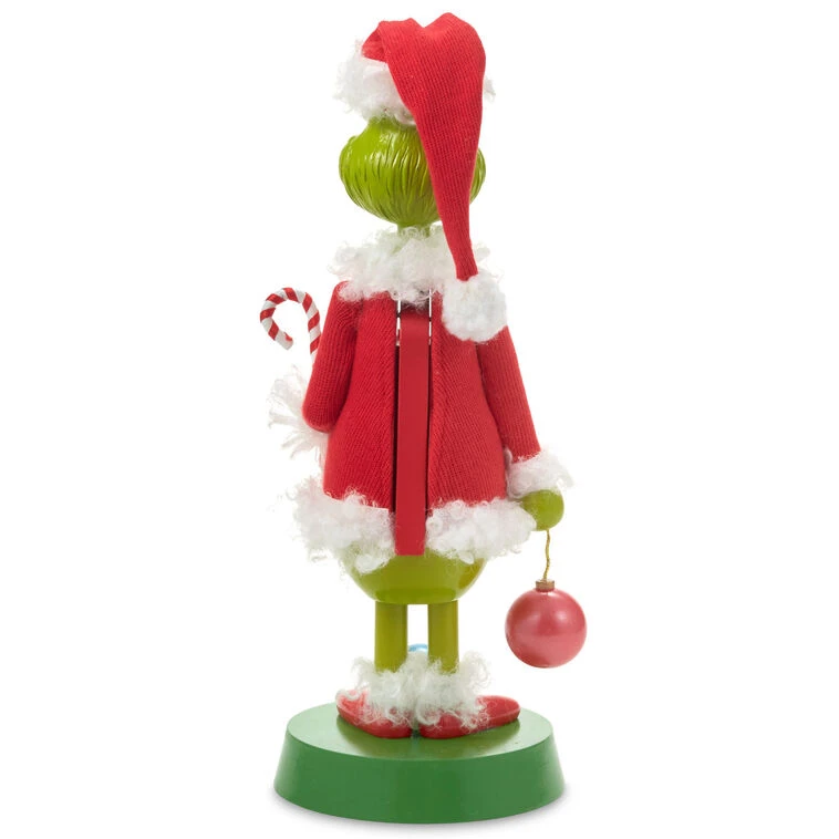 Hallmark Dr. Seuss's How The Grinch Stole Christmas!™ Grinch In Santa Suit Nutcracker Figurine, 12" 4 Hallmark Dr. Seuss's How The Grinch Stole Christmas!™ Grinch In Santa Suit Nutcracker Figurine, 12" - Image 2