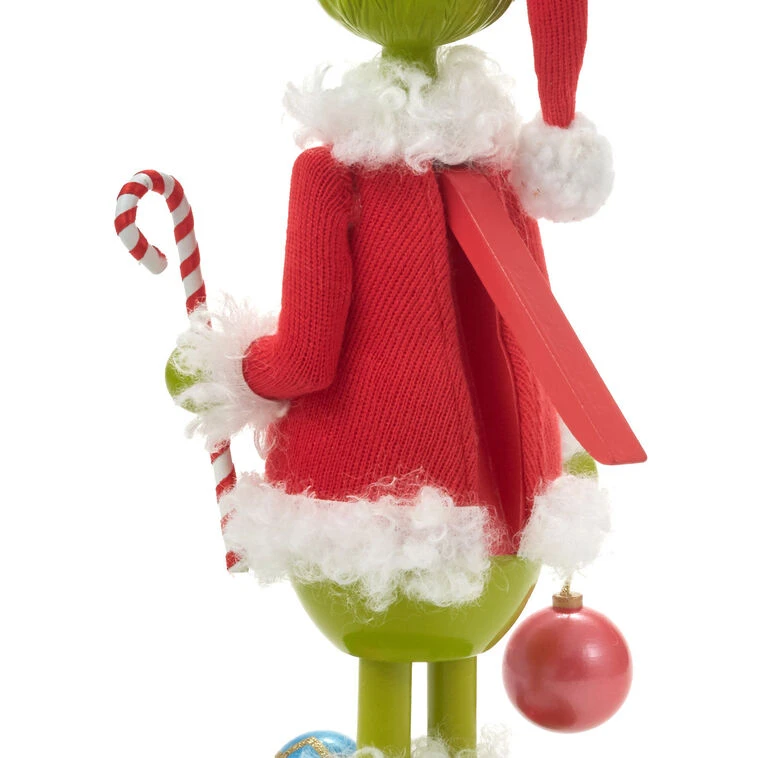 Hallmark Dr. Seuss's How The Grinch Stole Christmas!™ Grinch In Santa Suit Nutcracker Figurine, 12" 6 Hallmark Dr. Seuss's How The Grinch Stole Christmas!™ Grinch In Santa Suit Nutcracker Figurine, 12" - Image 4