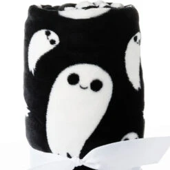 Hallmark Grinning Ghosts Throw Blanket, 50x60 12 Hallmark Grinning Ghosts Throw Blanket, 50x60 -Hallmark Store Grinning Ghosts Throw Blanket 1HGN5305 06
