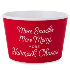Hallmark Channel Holiday Movie-Watching Popcorn Snack Bowls, Set Of 4 9 Hallmark Channel Holiday Movie-Watching Popcorn Snack Bowls, Set Of 4 -Hallmark Store Hallmark Channel Christmas PopcornSnack Bowl Set 1XKT8016 03