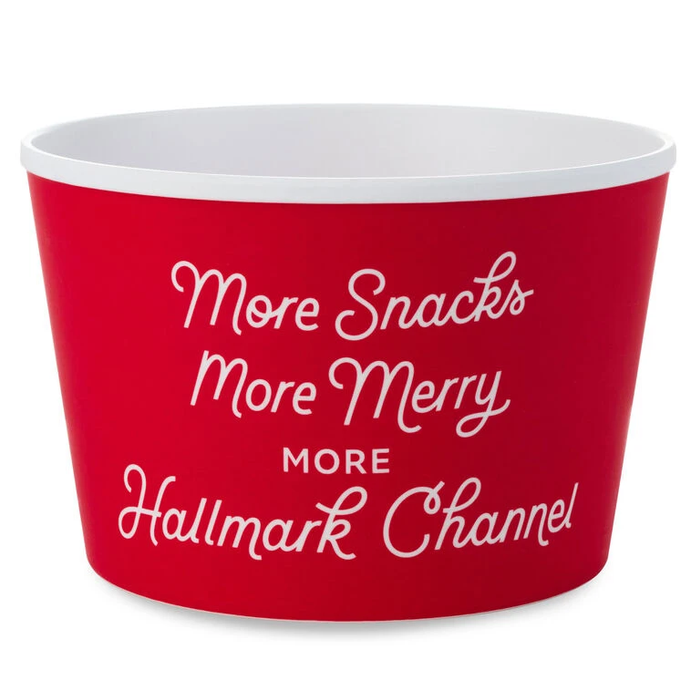 Hallmark Channel Holiday Movie-Watching Popcorn Snack Bowls, Set Of 4 5 Hallmark Channel Holiday Movie-Watching Popcorn Snack Bowls, Set Of 4 - Image 3