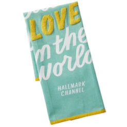 Hallmark Channel Love In The World Tea Towel