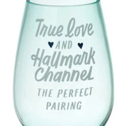 Hallmark Channel Perfect Pairing Acrylic Wine Glasses, Set Of 2 -Hallmark Store Hallmark Channel Perfect Pairing Acrylic Wine Glasses Set of 2 1HKC2325 04