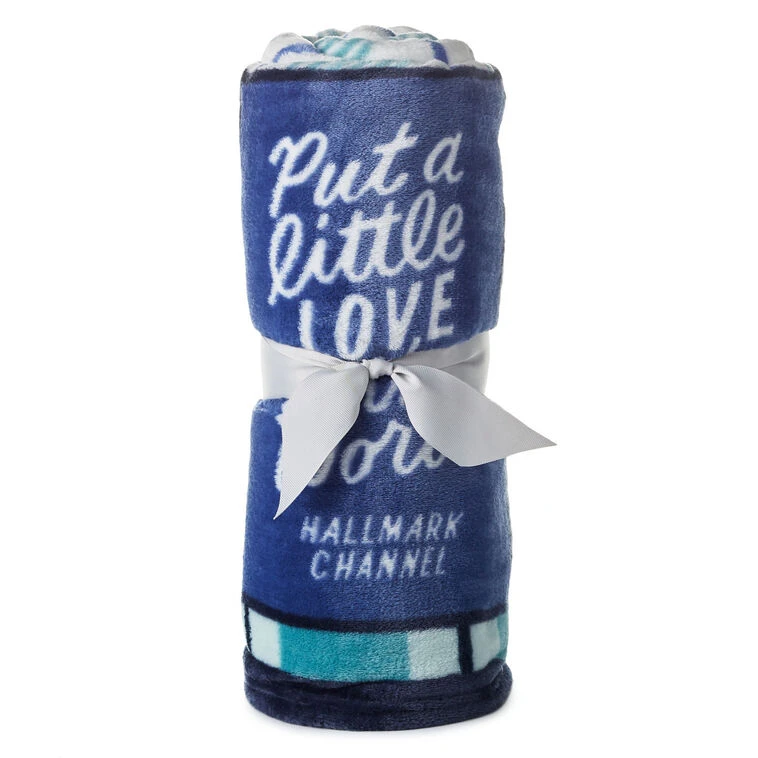 Hallmark Channel Put Love In The World Blanket, 50x60 6 Hallmark Channel Put Love In The World Blanket, 50x60 - Image 4