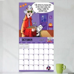 Time Factory Hallmark Maxine Crab For All Seasons Funny 2026 Wall Calendar -Hallmark Store Hallmark Crabby Maxine Funny 2026 Wall Calendar 261110 04