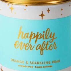 Hallmark Happily Ever After Orange And Sparkling Pear Scented Jar Candle, 7 Oz. -Hallmark Store Happily Ever After Orange and Pear Scented Jar Candle 1FCD1021 04