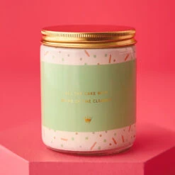 Hallmark Happy Birthday Scented Single-Wick Jar Candle, 7 Oz. -Hallmark Store Happy Birthday Frosted Cupcake Scented Jar Candle 1FCD1010 06