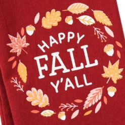 Hallmark Happy Fall Y'all Tea Towel, 18x26 -Hallmark Store Happy Fall Yall Tea Towel 1FAL1906 04