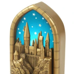 Hallmark Harry Potter™ Hogwarts™ Light-Up Bookshelf Decoration, 9.1" -Hallmark Store Harry Potter Hogwarts Book Nook Decor With Light 1HPO1123 04