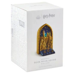 Hallmark Harry Potter™ Hogwarts™ Light-Up Bookshelf Decoration, 9.1" -Hallmark Store Harry Potter Hogwarts Book Nook Decor With Light 1HPO1123 07