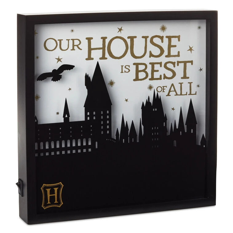 Hallmark Harry Potter™ Hogwarts™ Lighted Shadow Box Wall Decor, 10.5" 3 Hallmark Harry Potter™ Hogwarts™ Lighted Shadow Box Wall Decor, 10.5"