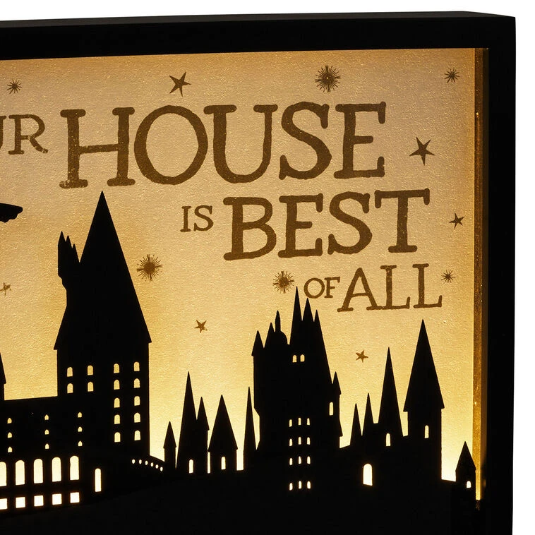 Hallmark Harry Potter™ Hogwarts™ Lighted Shadow Box Wall Decor, 10.5" 5 Hallmark Harry Potter™ Hogwarts™ Lighted Shadow Box Wall Decor, 10.5" - Image 3