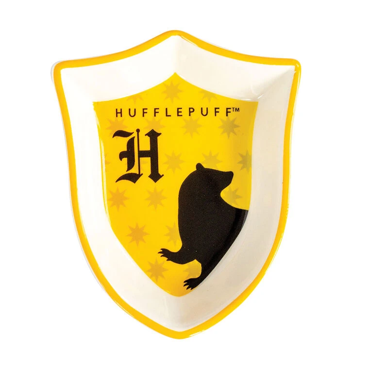 Enesco Harry Potter Hufflepuff House Shield Trinket Dish 3 Enesco Harry Potter Hufflepuff House Shield Trinket Dish