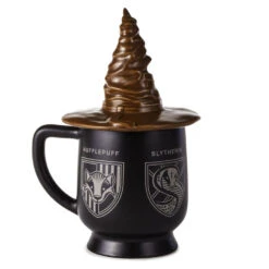 Hallmark Harry Potter™ Sorting Hat™ Mug With Sound, 13 Oz. 11 Hallmark Harry Potter™ Sorting Hat™ Mug With Sound, 13 Oz. -Hallmark Store Harry Potter Talking Sorting Hat Mug With Lid 1HPO1120 02
