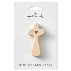 Hallmark Love Heart Mini Comfort Cross, 2.25" -Hallmark Store Heart Design Mini Comfort Cross for Pocket 1FAI1303 04