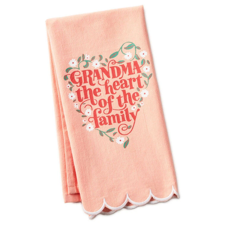 Hallmark Grandma Heart Of The Home Tea Towel, 18x26 3 Hallmark Grandma Heart Of The Home Tea Towel, 18x26