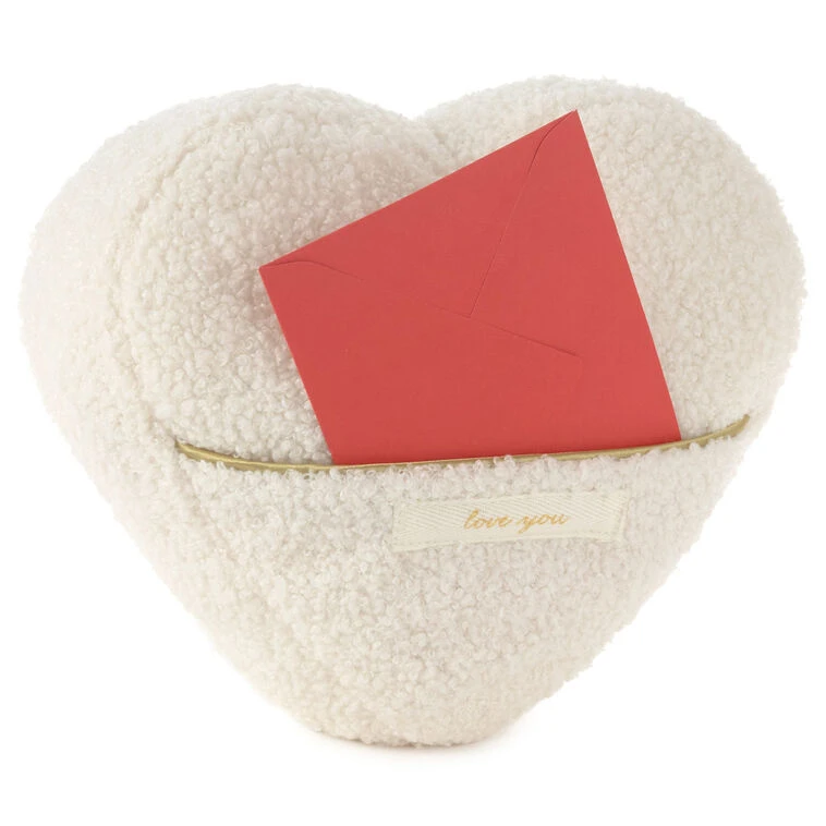 Hallmark Heart Pillow With Pocket 5 Hallmark Heart Pillow With Pocket - Image 3