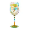 Lolita Here's To Your Retirement Handpainted Wine Glass, 15 Oz. 1 Lolita Here's To Your Retirement Handpainted Wine Glass, 15 Oz. -Hallmark Store Heres to Your Retirement Handpainted Wine Glass 6013102 01