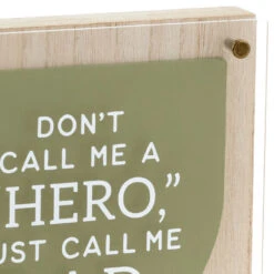 Hallmark Hero Dad Layered Square Quote Sign, 8x8 7 Hallmark Hero Dad Layered Square Quote Sign, 8x8 -Hallmark Store Hero Dad Layered Square Quote Sign 1SNN1142 03