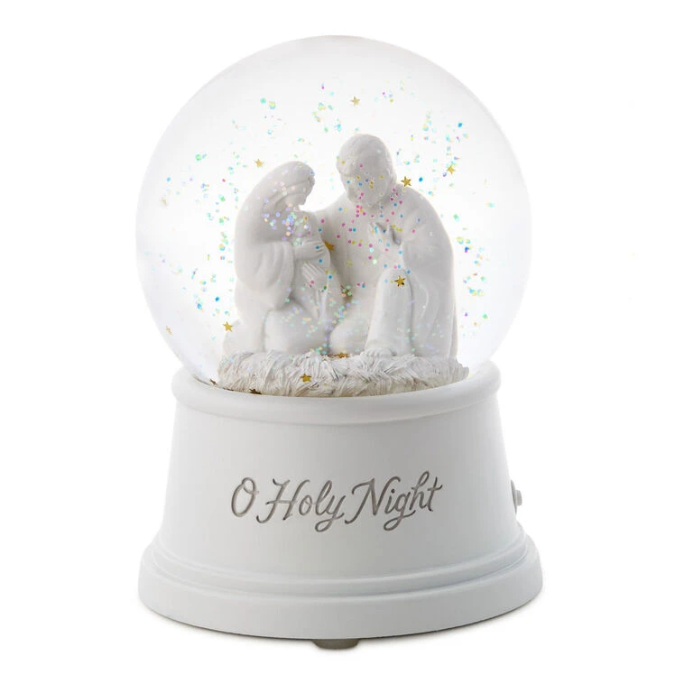 Hallmark Holy Family Snow Globe With Music 3 Hallmark Holy Family Snow Globe With Music