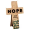 Hallmark Hope Will Not Disappoint Wood Cross Sign -Hallmark Store Hope Bible Quote Wooden Cross Dcor 1REL2034 01