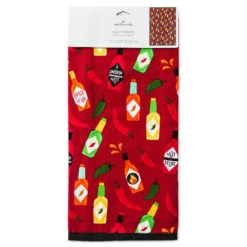 Hallmark Hot Sauces Tea Towel, 18x26 -Hallmark Store Hot Sauces Kitchen Towel 1SNN1202 05