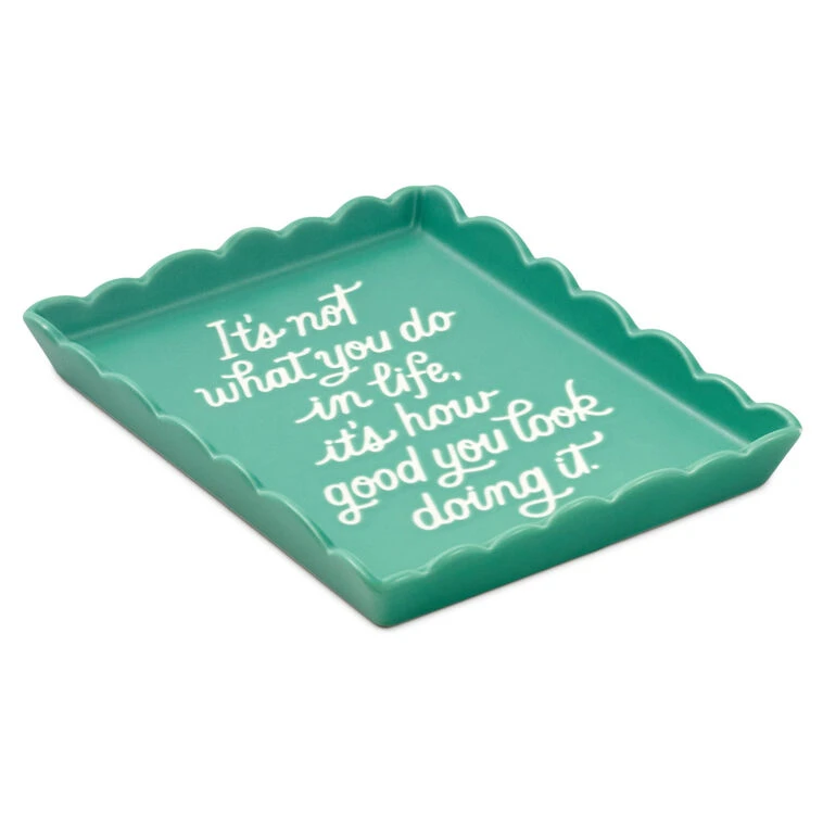 Hallmark How Good You Look Funny Trinket Tray 3 Hallmark How Good You Look Funny Trinket Tray