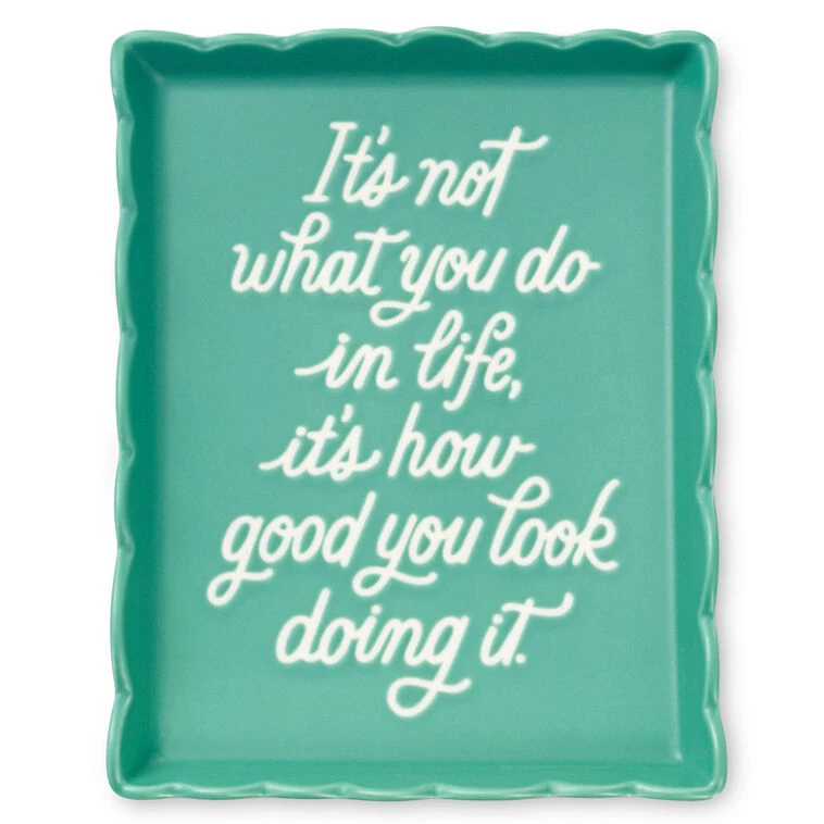 Hallmark How Good You Look Funny Trinket Tray 4 Hallmark How Good You Look Funny Trinket Tray - Image 2