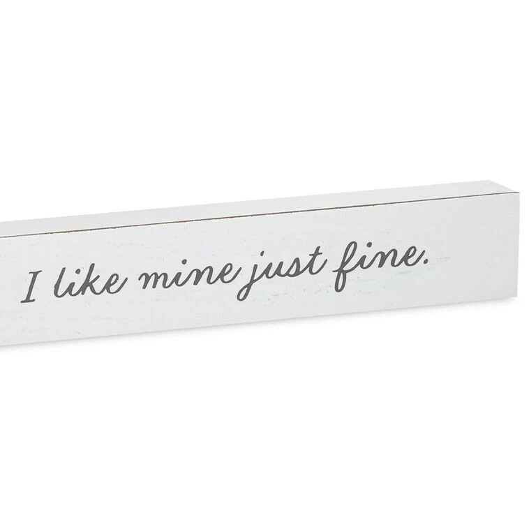 Hallmark I Don't Need A Second Opinion Wood Quote Sign, 23.5x2 6 Hallmark I Don't Need A Second Opinion Wood Quote Sign, 23.5x2 - Image 4