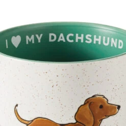 Hallmark I Heart My Dachshund Mug, 16 Oz. -Hallmark Store I Heart My Dachshund Ceramic Mug 1MUG3601 03
