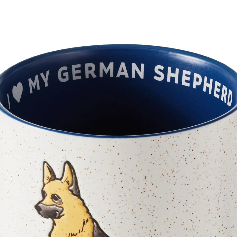 Hallmark I Heart My German Shepherd Mug, 16 Oz. 5 Hallmark I Heart My German Shepherd Mug, 16 Oz. - Image 3
