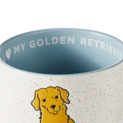 Hallmark I Heart My Golden Retriever Mug, 16 Oz. -Hallmark Store I Heart My Golden Retriever Ceramic Mug 1MUG3604 03