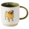 Hallmark I Heart My Pug Mug, 16 Oz. 2 Hallmark I Heart My Pug Mug, 16 Oz. -Hallmark Store I Heart My Pug Ceramic Mug 1MUG3605 01
