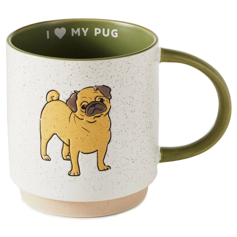 Hallmark I Heart My Pug Mug, 16 Oz. 3 Hallmark I Heart My Pug Mug, 16 Oz.