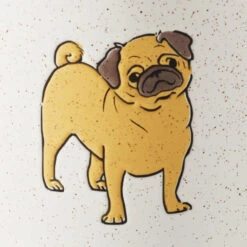 Hallmark I Heart My Pug Mug, 16 Oz. 9 Hallmark I Heart My Pug Mug, 16 Oz. -Hallmark Store I Heart My Pug Ceramic Mug 1MUG3605 04